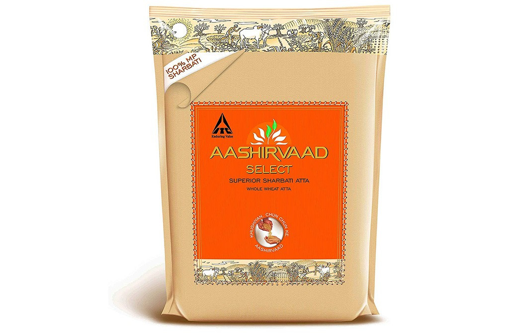 Aashirvaad Select - Superior Sharbati Atta   Pack  10 kilogram